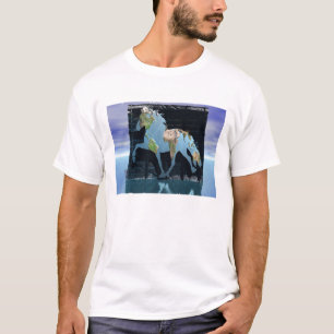 Värld av isländskan t shirt