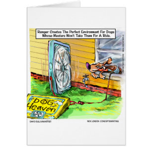 Värld inträffar med Hund Funny Tees Mugg & Gifts Hälsningskort