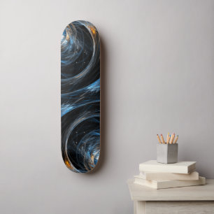 Värld runt Abstrakt Art Skateboard