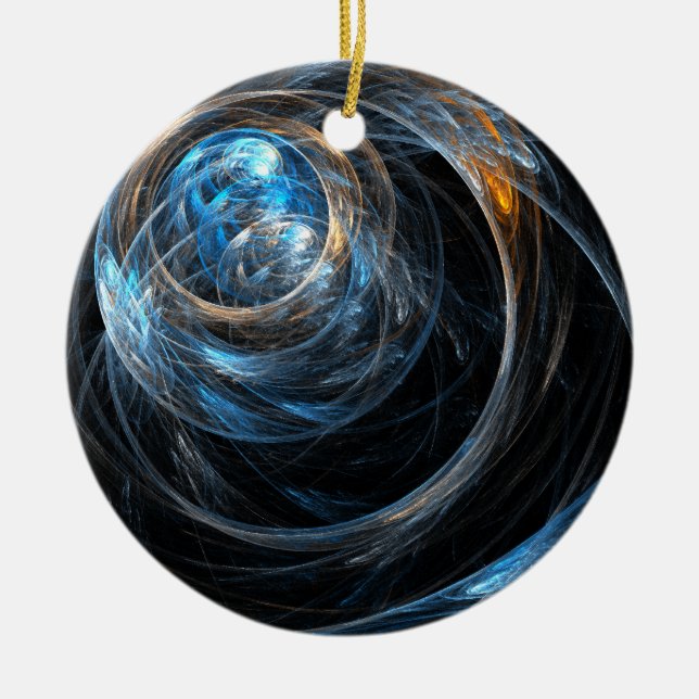 Värld runt Abstrakt Artikel Cirkel Ornament (Framsidan)