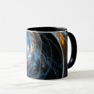 Värld runt Abstrakt Kaffe Mugg