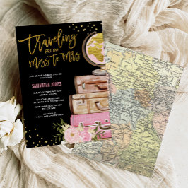 Värld runt för resväska, Möhippa Inbjudningar