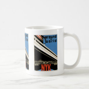 värld runt med NYK Kaffemugg