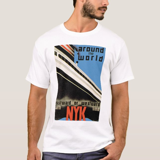 Värld runt med NYK T-shirt (Framsida)