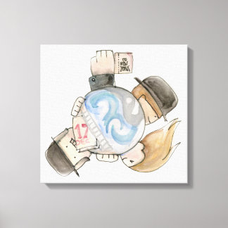 Värld runt om 80 dagar canvastryck