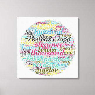 Värld runt om 80 dagar canvastryck