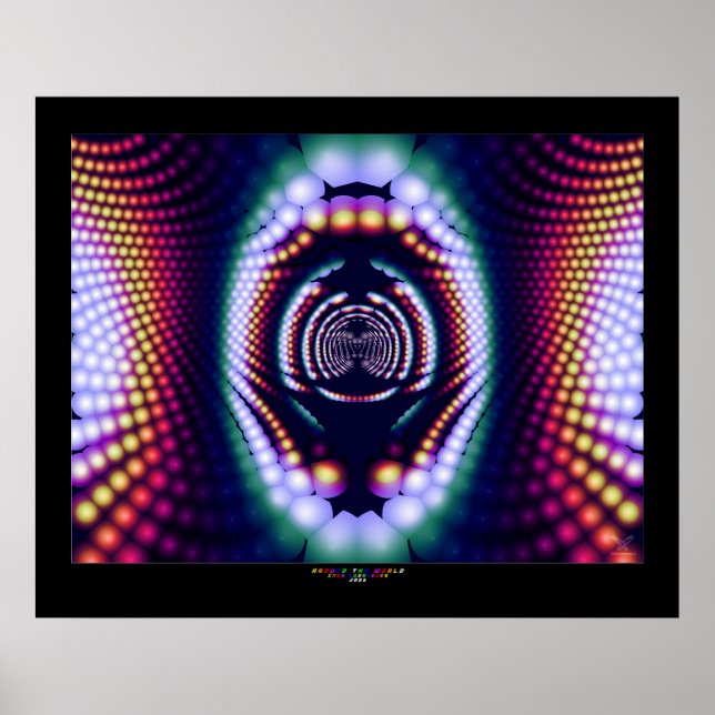 Värld runt poster (Framsidan)