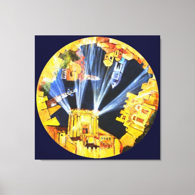 Värld som kommer canvastryck (Framsida)