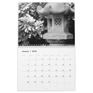 Värld till och med svartvitt kalender