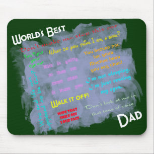 Världar bäst Dadism Mousepad Musmatta