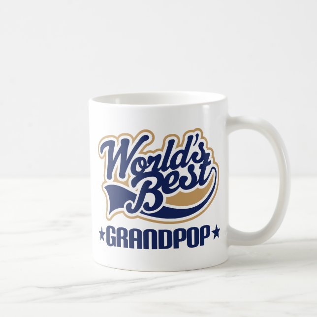 Världar bäst Grandpop Kaffemugg (Höger)