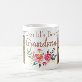 VÄRLDAR BÄST NANA MED 2 FOTO KAFFEMUGG