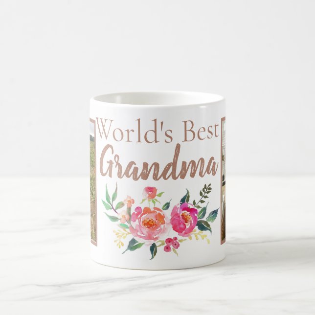 VÄRLDAR BÄST NANA MED 2 FOTO KAFFEMUGG (Center)