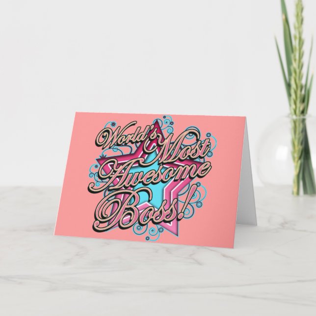 Världar mest enorm chef kort (Framsida)