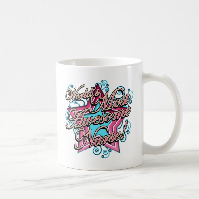 Världar mest enorm sjuksköterska kaffemugg (Höger)