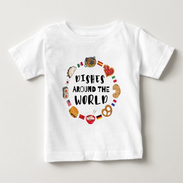 Världar runt t shirt (Framsida)