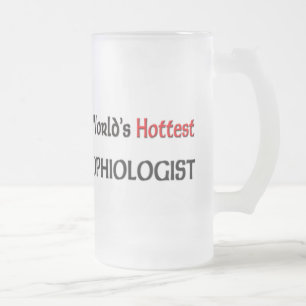 Världar varmmaste Ophiologist Frostat Ölglas