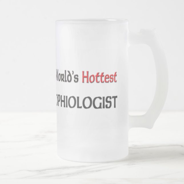 Världar varmmaste Ophiologist Frostat Ölglas (Höger)