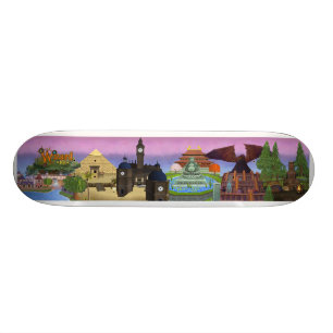 Världar Wizard101 av den spiral skateboarden Mini Skateboard Bräda 18,5 Cm