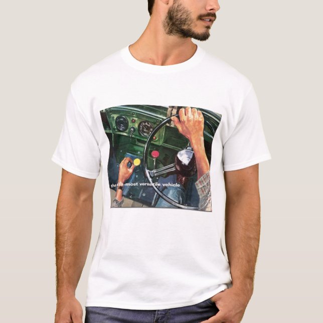 Världarna mest mångsidigt fordon tee shirt (Framsida)