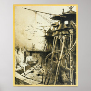 Världarnas krig (1906) poster