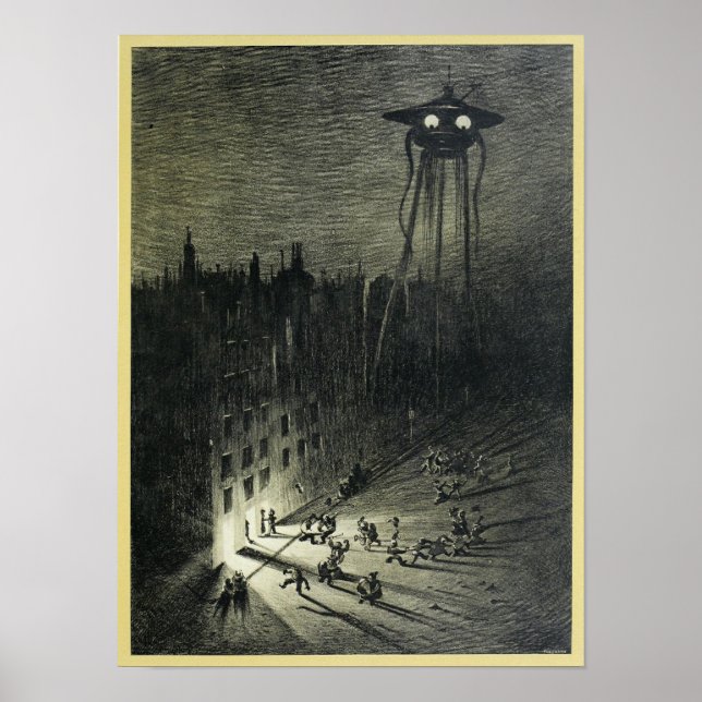 Världarnas krig (1906) poster (Framsidan)