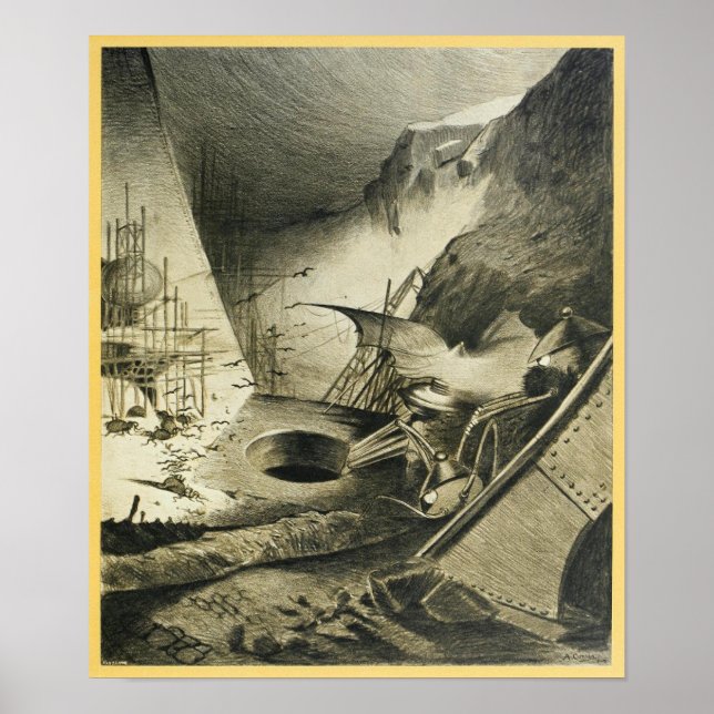 Världarnas krig (1906) poster (Framsidan)