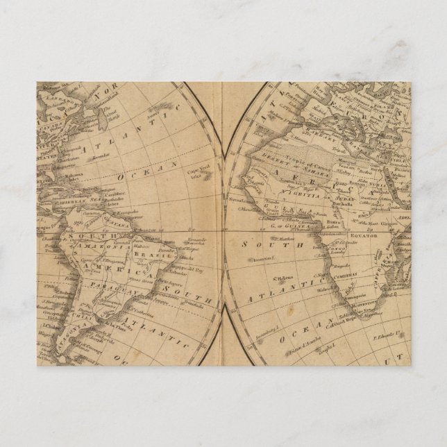 Världen 2 vykort (Framsida)