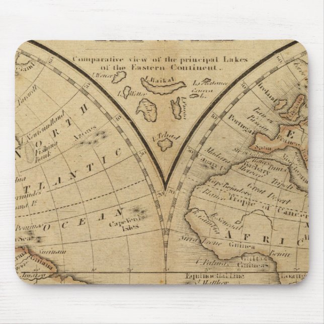 Världen 3 musmatta (Framsidan)