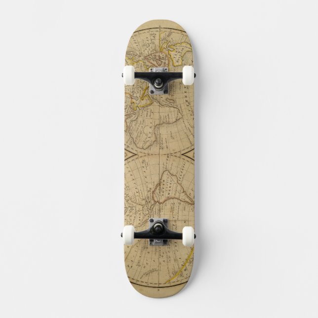Världen 3 skateboard bräda 20 cm (Framsida)