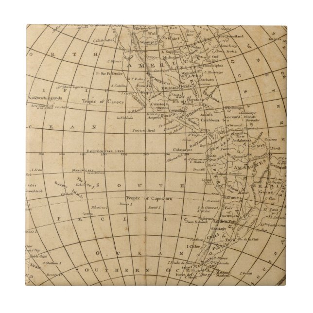 Världen 4 kakelplatta (Framsidan)