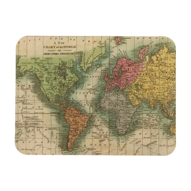 Världen 4 magnet (Horisontell)