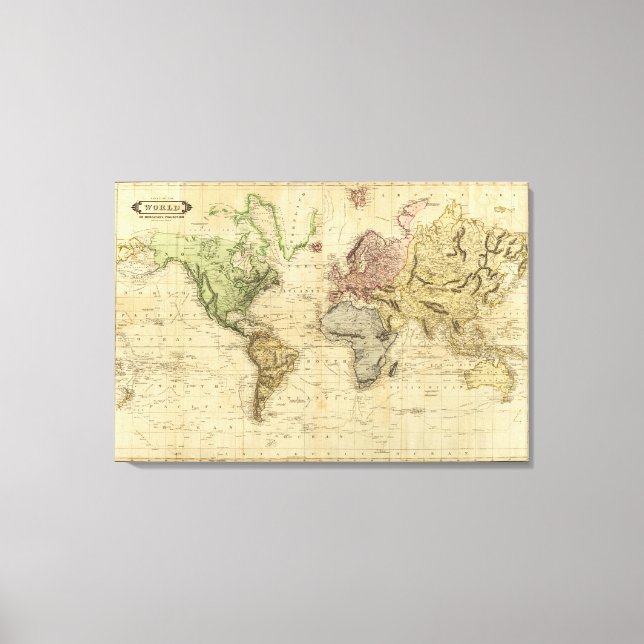 Världen 8 canvastryck (Framsida)