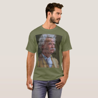 Världen äger dig ingenting t shirt