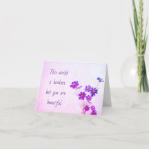 Världen är bonkers, men du är vacker