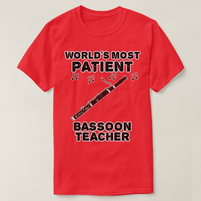 Världen är den mest patientvänliga baskiska lärarR T Shirt (Design framsida)