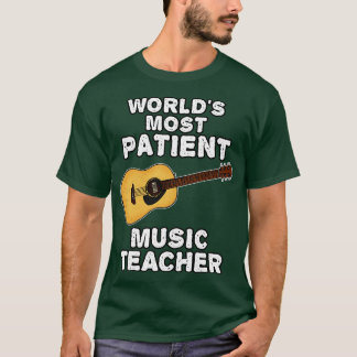 Världen är den största läraren av patientmusik, ak t shirt