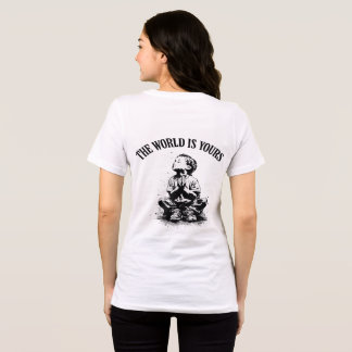 Världen Är Din Bakre Tryck T Shirt