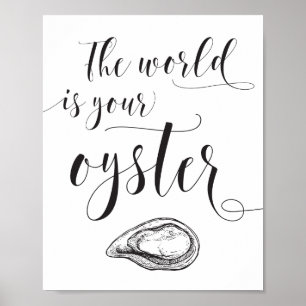 Världen är din konst för ord för poster
