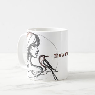 Världen är din ostron kaffemugg