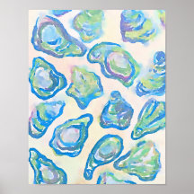 Världen är din ostronfärgade utskrift