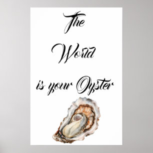 Världen är din Oyster Poster