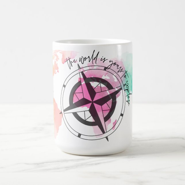 Världen är din teori kaffemugg (Center)
