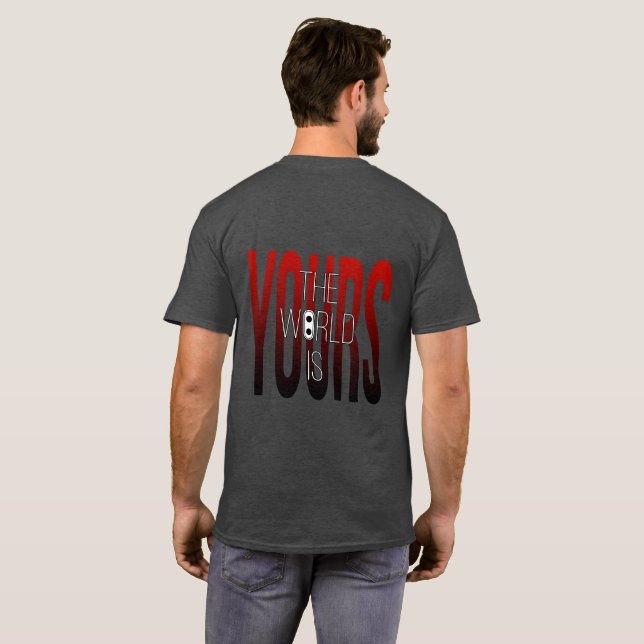 Världen är din tre | Inspirerande Streetwear T Shirt (Hel baksida)