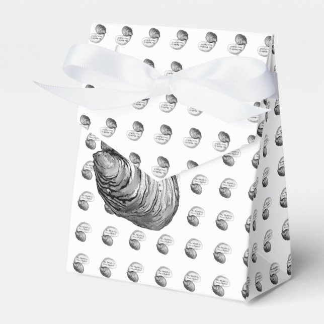 Världen är ditt ostron presentaskar (Framsidan Sidan)