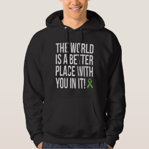 Världen är en bättre ställe med dig i den hoodie