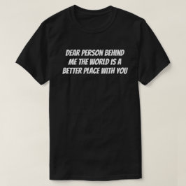 Världen är en bättre ställe. t shirt