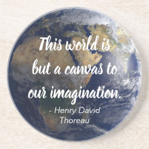 Världen är en inspirationsoffert för Canvas Underlägg