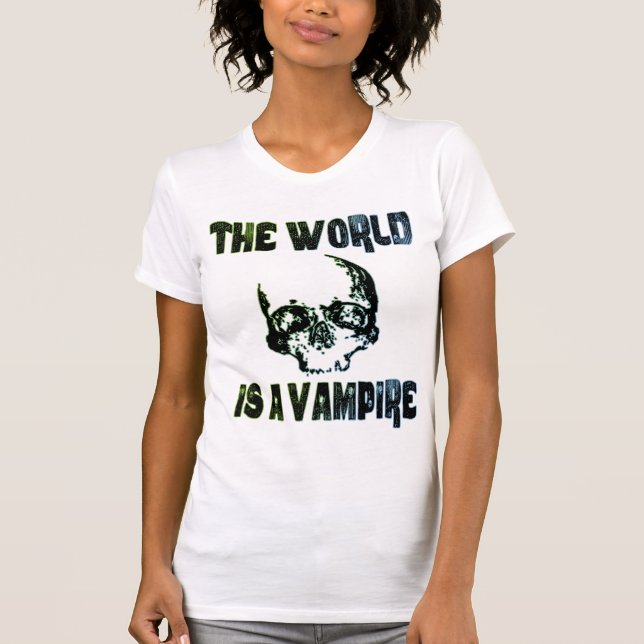 VÄRLDEN ÄR EN VAMPYR TEE (Framsida)