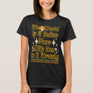 Världen är ett bättre Ställe med dig i Mushroo T Shirt